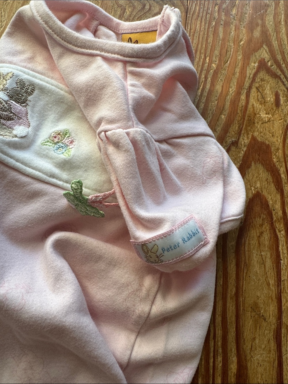 Pink Peter Rabbit Onsie - Picture 4 of 7